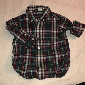 Baby gap plaid button down